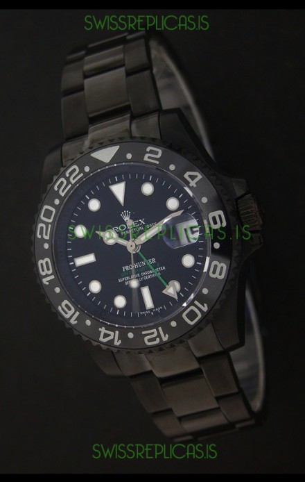 Rolex Pro-Hunter GMT Master II Swiss Replica PVD Watch