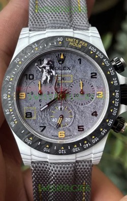 Rolex Cosmograph Daytona DiW Space Mission Carbon Fiber Watch Cal.4130 Movement