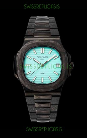 Patek Philippe Nautilus 5711 DiW Edition Ceramic/Carbon 1:1 Mirror Swiss Replica Watch