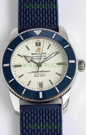 Breitling SuperOcean Heritage II B20 42MM White Dial Swiss Replica Watch - 1:1 Mirror Edition