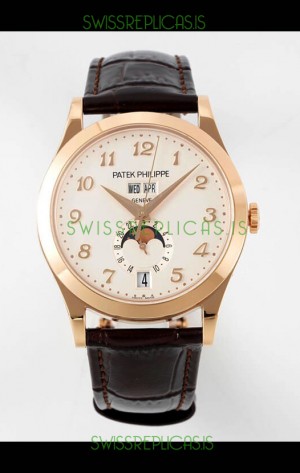 Patek Philippe Annual Calendar 5396R-012 Complications Swiss Replica Watch in White Dial